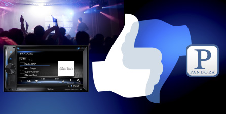Enjoy interactive Pandora® radio anytime anywhere on the road