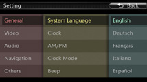 Multi-Language Support for Menu Options and Navigation