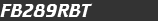 FB289RBT