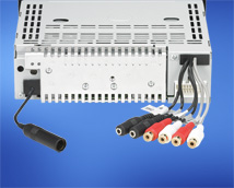 Salida de preamplificador de audio de 2 voltios y 4 canales