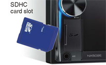Compatible avec les cartes SD