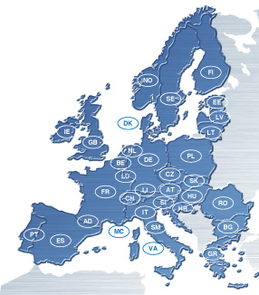 Map data included <33 countries>