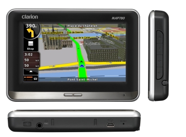 The mobile companions are available in four different regional versions (MAP680) as well as in a comprehensive European version for 43 European countries (Map780).
The regional versions are available as MAP680DEU (Germany, Austria, Liechtenstein, Switzerland), MAP680FRA (France, Monaco, Belgium, Netherlands), MAP680UKI (England, Ireland), and MAP680EEU-Eastern Europe (BosniaHrz, Bulgaria, Croatia, Greece, Hungary, Montenegro, Poland, Romania, Serbia, Slovakia, Turkey, Ukraine, Czech Rep., Estonia, Lithuania, Latvia, Slovenia). Aside from the regional maps, all European main traffic roads are included. The MAP780 includes comprehensive map material for 43 countries: Albania, Andorra, Austria, Belarus, Belgium, BosniaHrz, Bulgaria, Croatia, Czech Rep., Denmark, Estonia, Finland, France, Monaco, Macedonia, Germany, Greece, Hungary, Ireland, Italy, Vatican, Lithuania, Latvia, Luxemburg, Moldavia, Netherlands, Norway, Portugal, Poland, Romania, San-Marino, Serbia, Montenegro, Slovakia, Slovenia, Spain, Gibraltar, Sweden, Switzerland, Liechtenstein, Turkey, Ukraine, and UK.