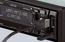 USB slot on the front panel