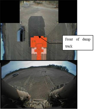 Overview (wide display) + Rear camera image