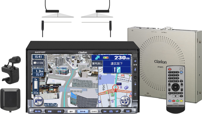 Clarion ヘッドユニット ナビゲーションシステム Clarion ヘッドユニット ナビゲーションシステム クラリオン