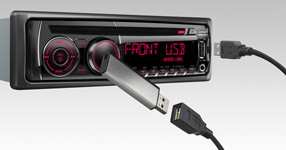 Priekinis USB lizdas