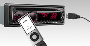 Tiesioginis „iPod®“ arba „iPhone®“ prijungimas