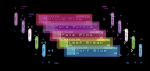 728 variable colours