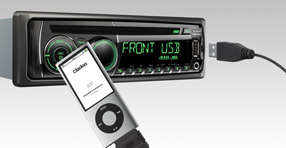 Bezpośrednia łączność z odtwarzaczami iPod® i telefonami iPhone®