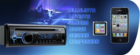 Łatwy dostęp do rozrywki dzięki doskonałemu połączeniu z odtwarzaczem iPod i telefonem iPhone
