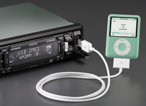 USB-port med iPod-kontroll på fronten