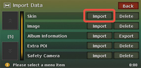 3. Pritisnite »Import« (Uvoz).