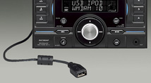 ช่องต่อ USB ด้านหลังเล่นไฟล์ WMDRM 10