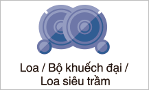 Loa / Bộ khuếch đại / Loa siêu trầm