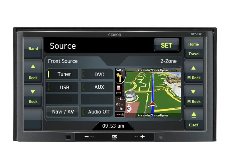 Clarion | Clarion NX509E: navigate with fun