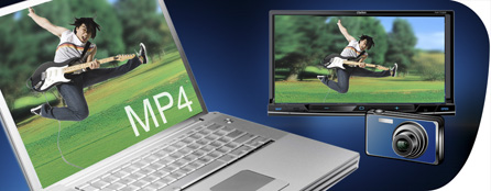 Watch a wide variety of visual content with DVD/MP4 compatibility