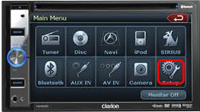 <b>Step 20:</b>
From the Main Menu, Select Set Up