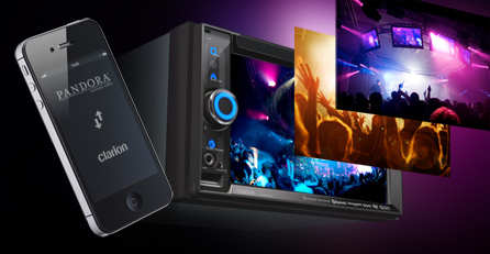 Disfruta de radio interactiva Pandora® en cualquier parte del camino